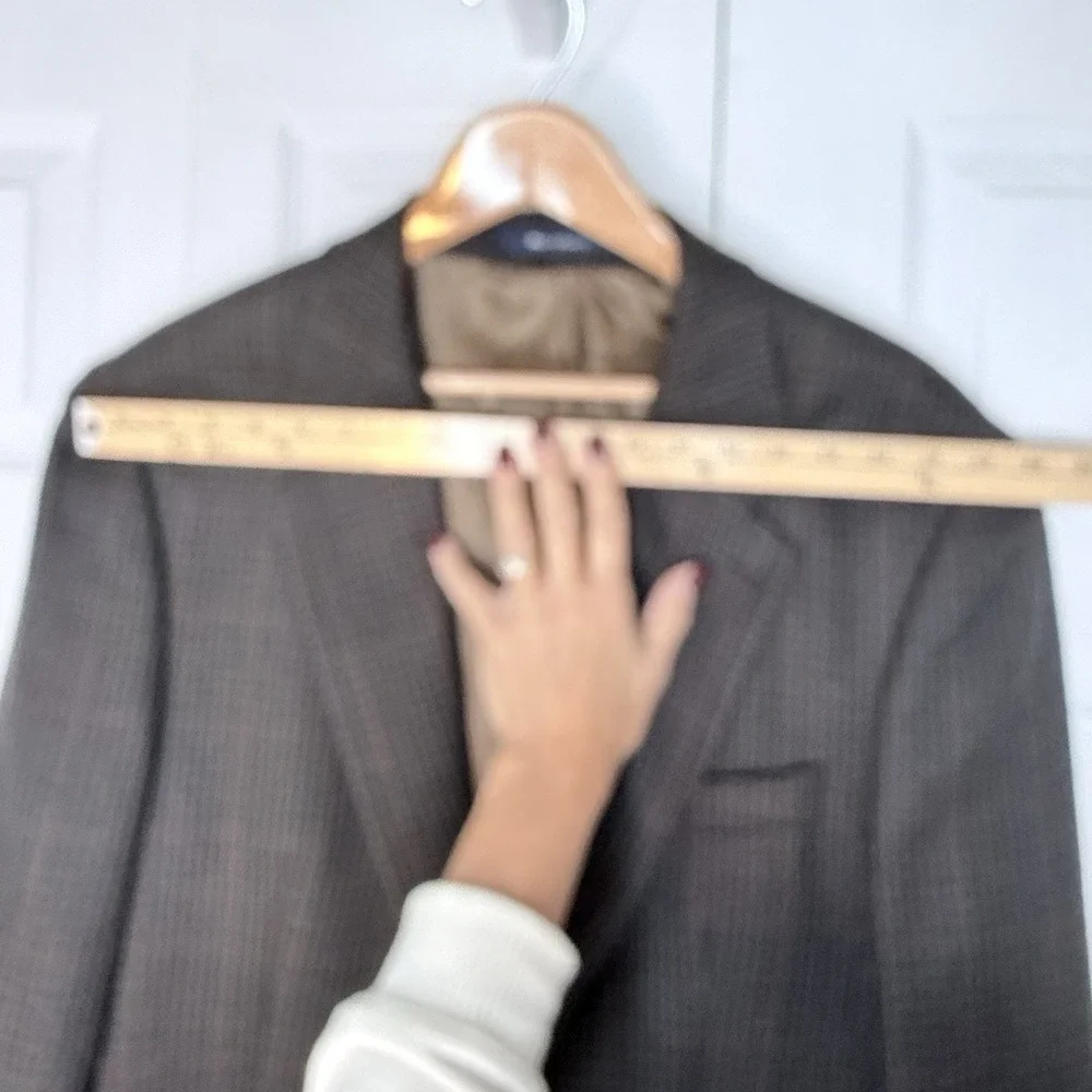 Chaps Ralph Lauren Men's Single Breast 2 Button Wool Blazer Jacket Size‎ 42T